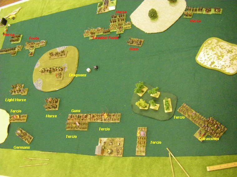 FoG:R Thirty Years War: Later Imperial Spanish vs Later TYW Swedish, 15mm