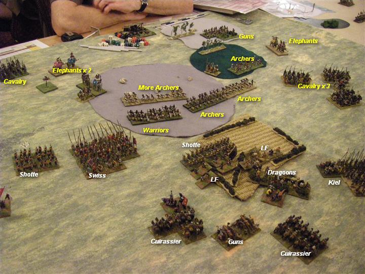 Moslem Indian vs Huguenot, FoGR Battle report