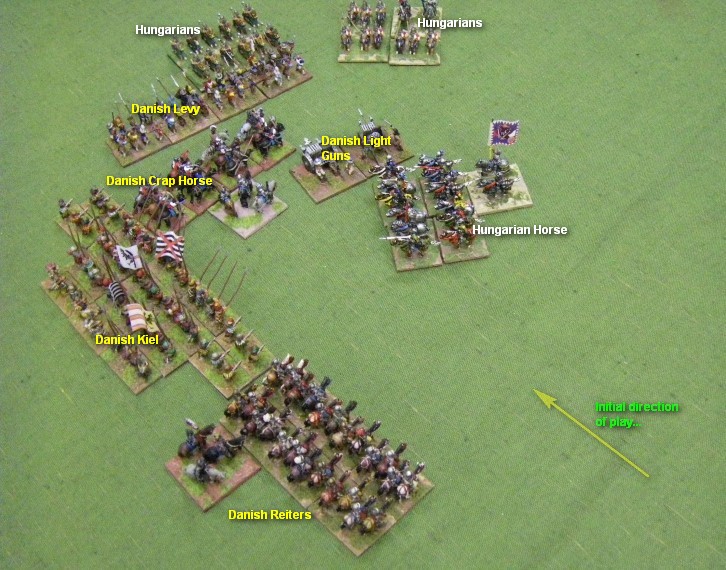 FoGR, Pre 1570: Early Danish vs Hungarian, 15mm